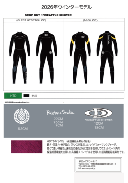 ５×３mm真冬仕様WET